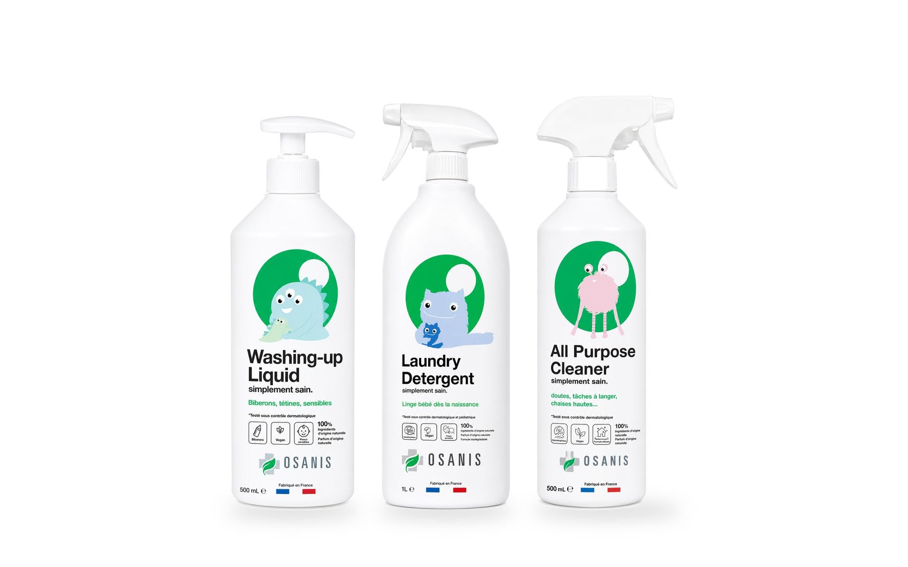 Osanis baby home-care range