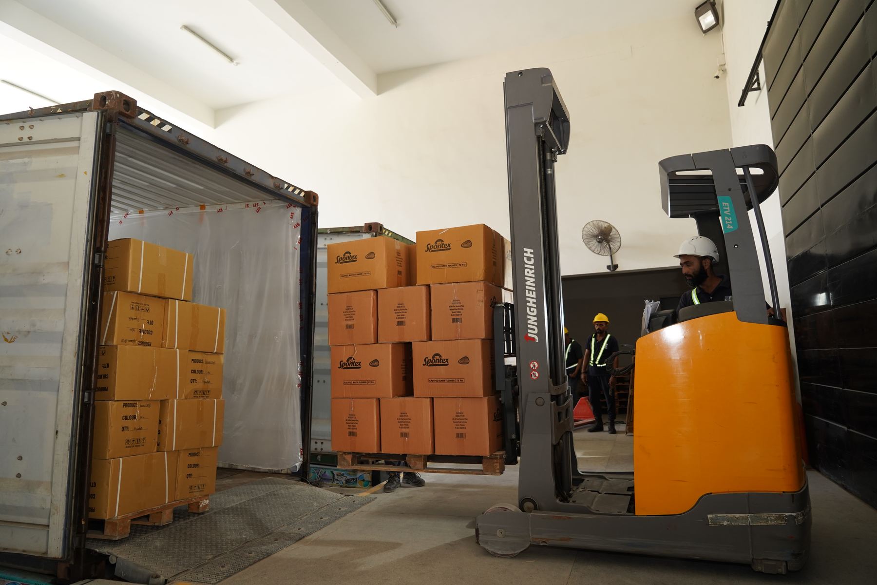 Loading dock at KCIP